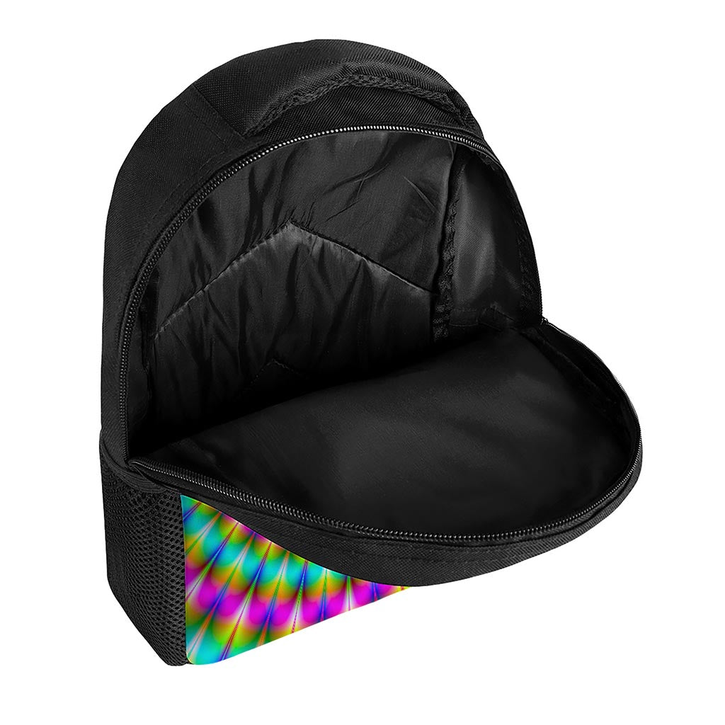 Psychedelic Rave Optical Illusion Casual Backpack
