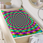 Psychedelic Rave Optical Illusion Changing Pad Cover