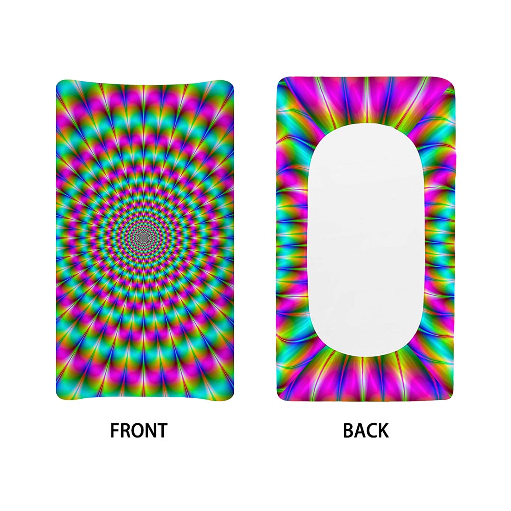 Psychedelic Rave Optical Illusion Changing Pad Cover