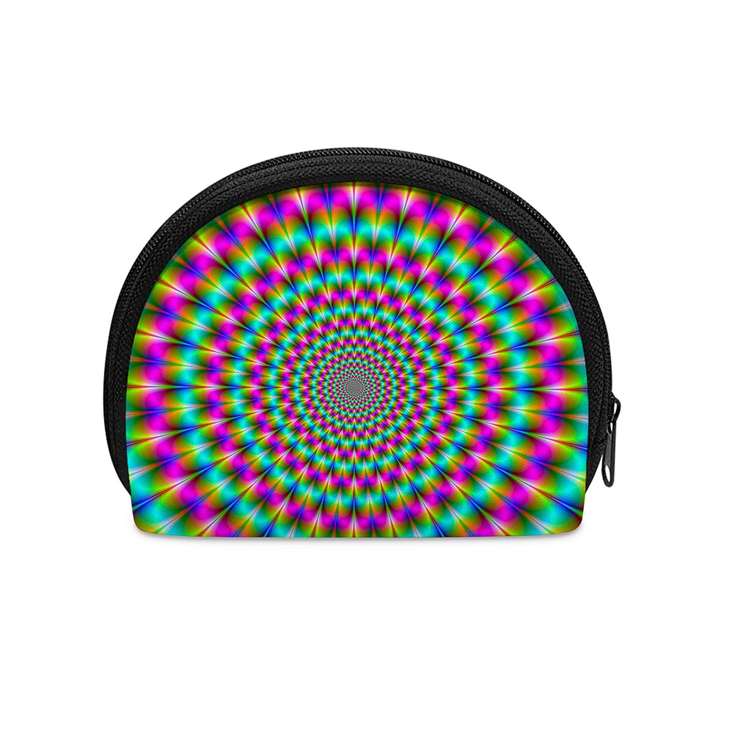 Psychedelic Rave Optical Illusion Coin Purse