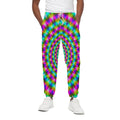 Psychedelic Rave Optical Illusion Cotton Sweatpants