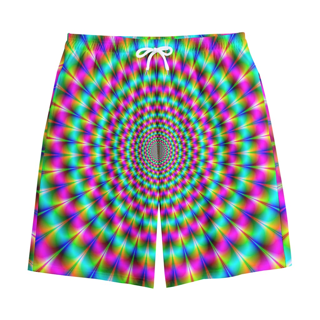 Psychedelic Rave Optical Illusion Cotton Shorts
