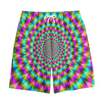 Psychedelic Rave Optical Illusion Cotton Shorts