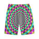Psychedelic Rave Optical Illusion Cotton Shorts