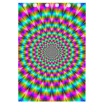Psychedelic Rave Optical Illusion Curtain