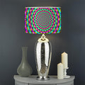 Psychedelic Rave Optical Illusion Drum Lamp Shade
