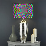 Psychedelic Rave Optical Illusion Drum Lamp Shade