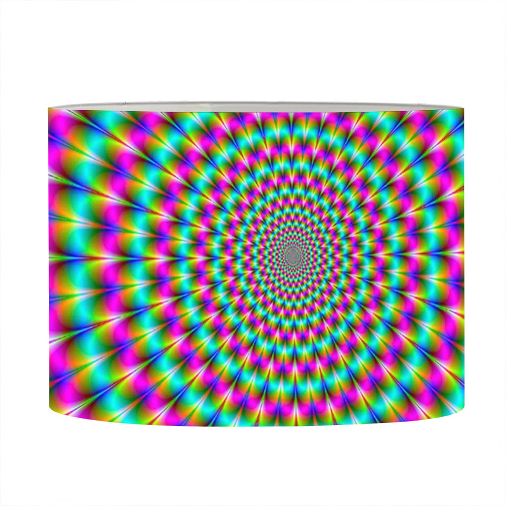 Psychedelic Rave Optical Illusion Drum Lamp Shade