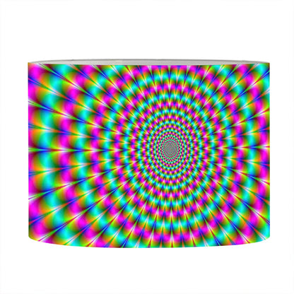 Psychedelic Rave Optical Illusion Drum Lamp Shade