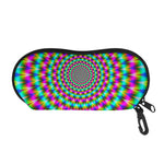 Psychedelic Rave Optical Illusion Glasses Case