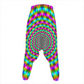 Psychedelic Rave Optical Illusion Hammer Pants