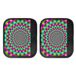 Psychedelic Rave Optical Illusion Handle Covers