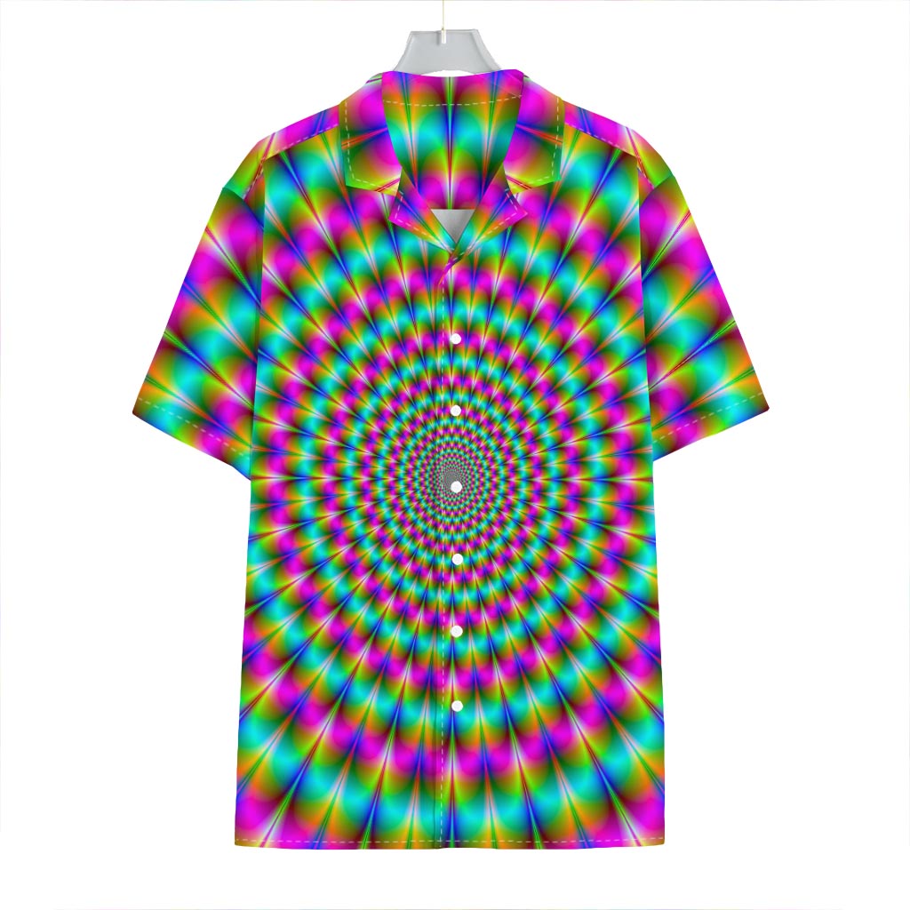 Psychedelic Rave Optical Illusion Hawaiian Shirt