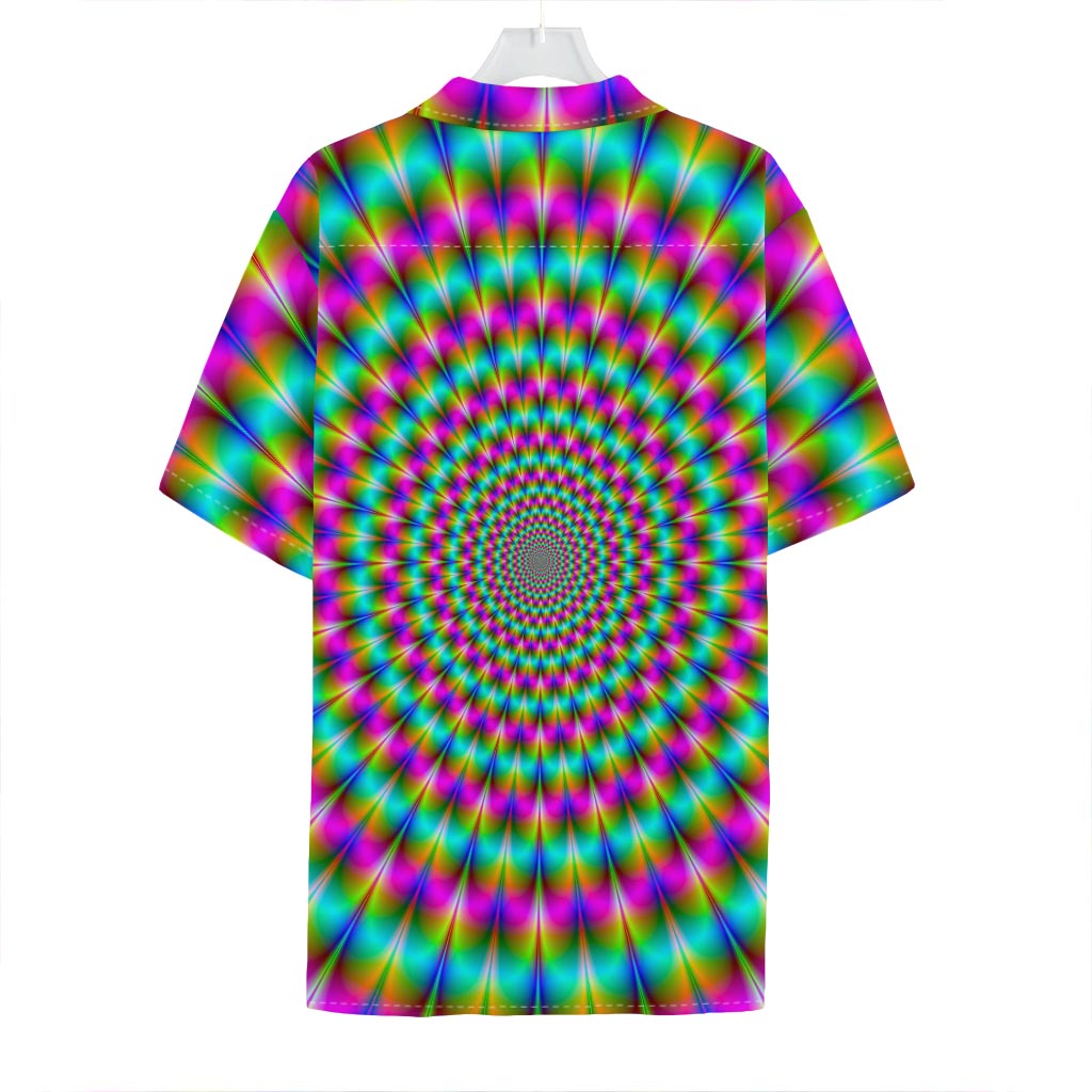 Psychedelic Rave Optical Illusion Hawaiian Shirt