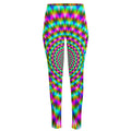 Psychedelic Rave Optical Illusion High-Waisted Pocket Leggings