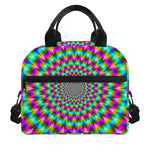 Psychedelic Rave Optical Illusion Insulated Lunch Bag