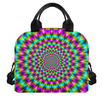 Psychedelic Rave Optical Illusion Insulated Lunch Bag