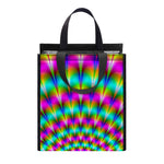 Psychedelic Rave Optical Illusion Insulated Lunch Tote