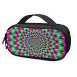 Psychedelic Rave Optical Illusion Insulin Cooler Travel Case