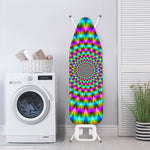 Psychedelic Rave Optical Illusion Ironing Board Cover