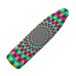 Psychedelic Rave Optical Illusion Ironing Board Cover