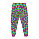 Psychedelic Rave Optical Illusion Jogger Pants