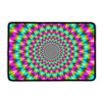 Psychedelic Rave Optical Illusion Kitchen Mat