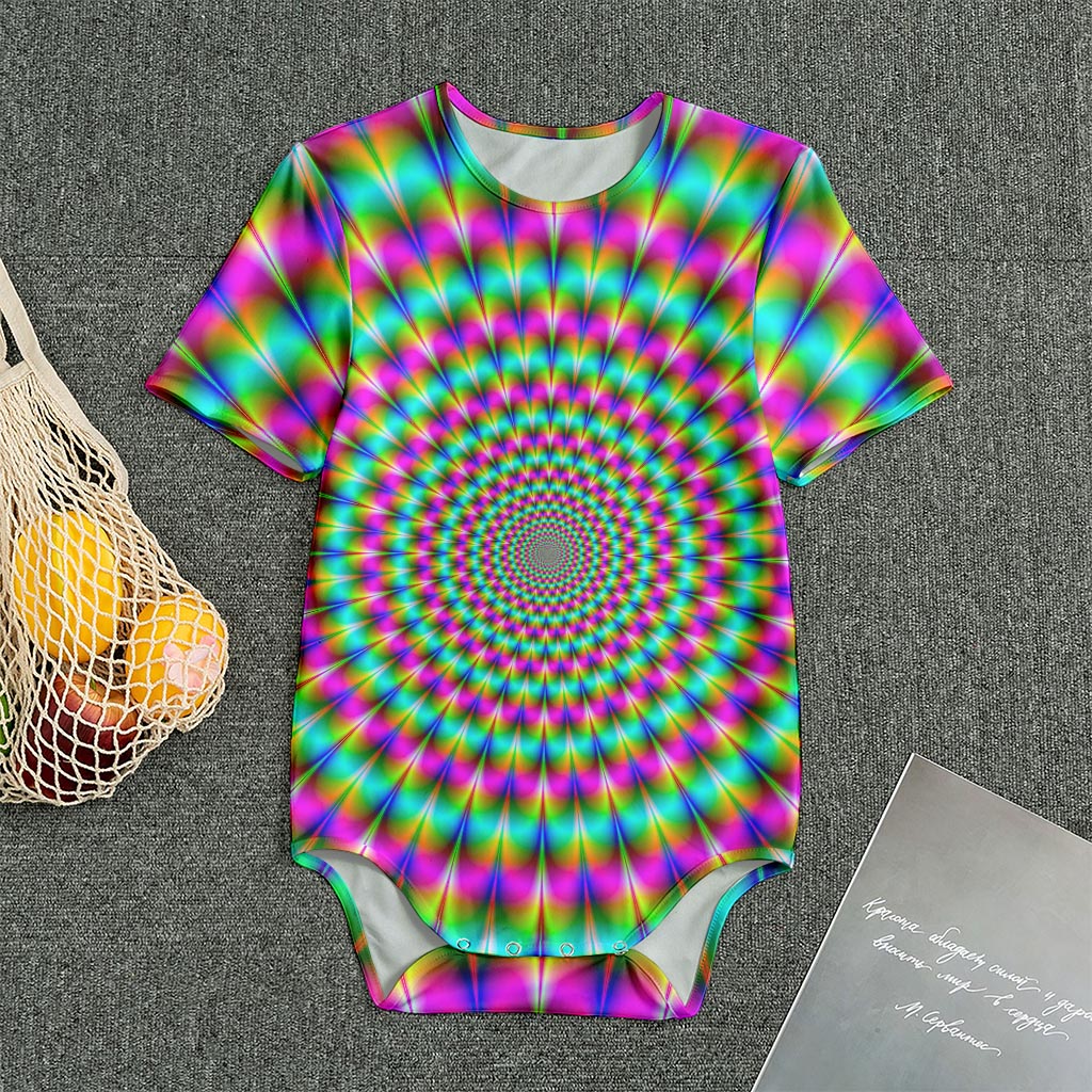 Psychedelic Rave Optical Illusion Men's Bodysuit