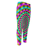 Psychedelic Rave Optical Illusion Men's Compression Pants