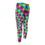 Psychedelic Rave Optical Illusion Men's Compression Pants