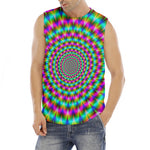 Psychedelic Rave Optical Illusion Men's Fitness Tank Top