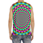 Psychedelic Rave Optical Illusion Men's Fitness Tank Top