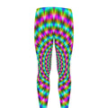 Psychedelic Rave Optical Illusion Men's Leggings