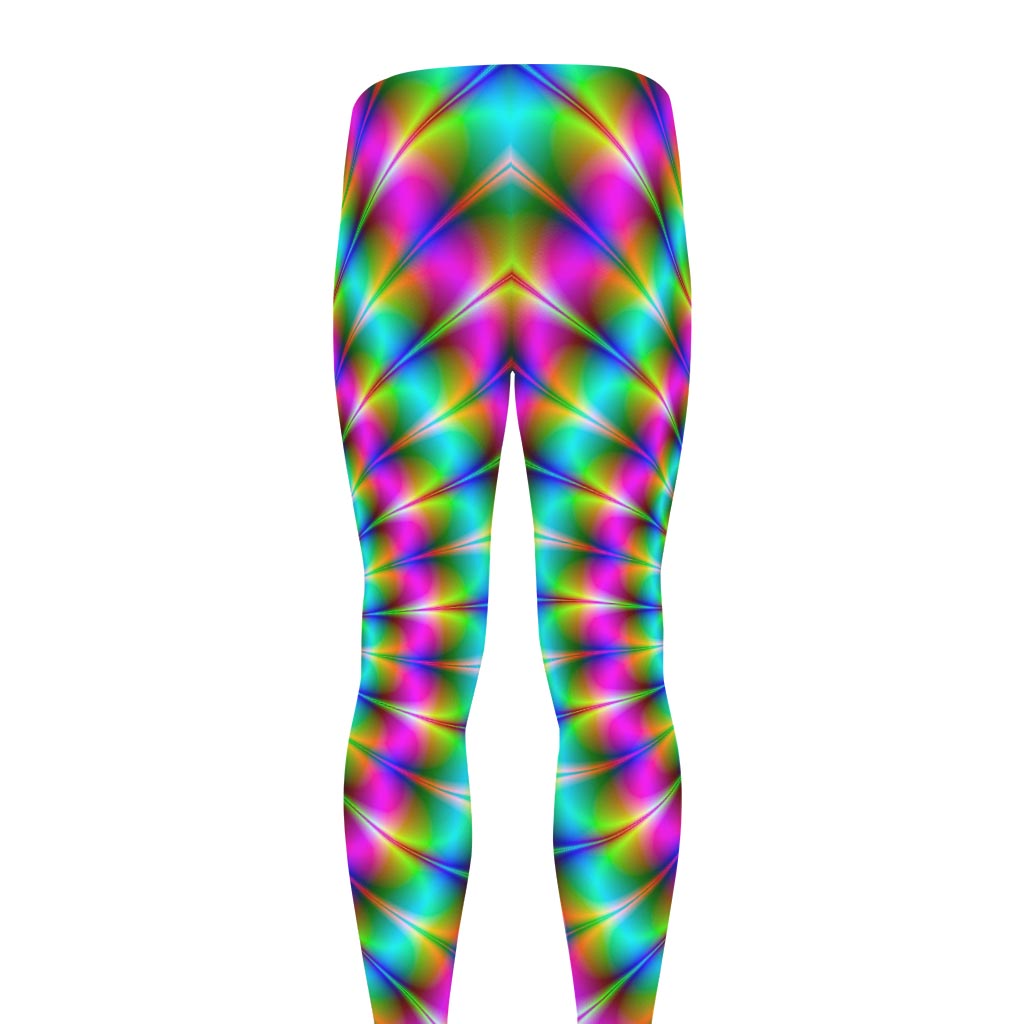 Psychedelic Rave Optical Illusion Men's leggings