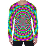 Psychedelic Rave Optical Illusion Men's Long Sleeve T-Shirt