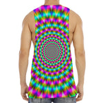 Psychedelic Rave Optical Illusion Men's Muscle Tank Top