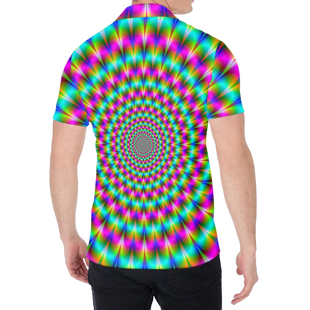 Psychedelic Rave Optical Illusion Men's Shirt