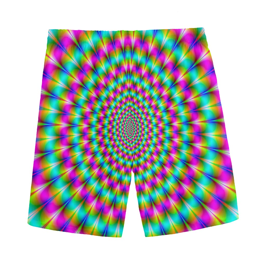 Psychedelic Rave Optical Illusion Men's Sports Shorts
