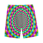 Psychedelic Rave Optical Illusion Men's Sports Shorts