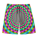 Psychedelic Rave Optical Illusion Men's Swim Trunks