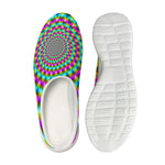 Psychedelic Rave Optical Illusion Mesh Casual Shoes