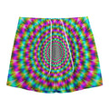 Psychedelic Rave Optical Illusion Mesh Shorts
