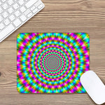 Psychedelic Rave Optical Illusion Mouse Pad
