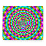 Psychedelic Rave Optical Illusion Mouse Pad