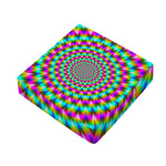 Psychedelic Rave Optical Illusion Outdoor Seat Cushion Cover