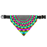 Psychedelic Rave Optical Illusion Over The Collar Dog Bandana