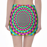 Psychedelic Rave Optical Illusion Pencil Mini Skirt