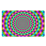 Psychedelic Rave Optical Illusion Polyester Doormat