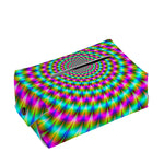 Psychedelic Rave Optical Illusion Rectangle Tissue Box Cover