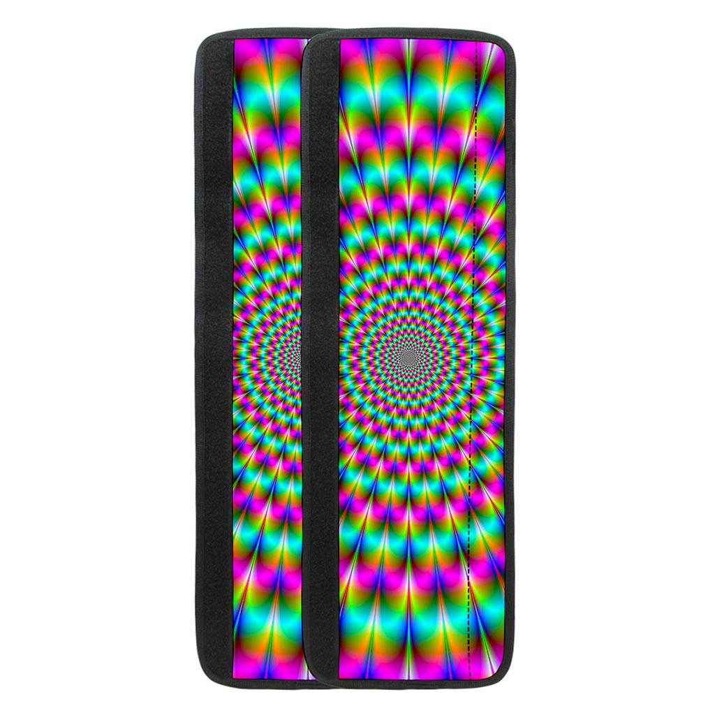Psychedelic Rave Optical Illusion Refrigerator Handle Covers